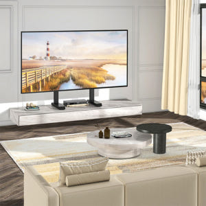 EZ 대형 TV 스탠드 받침대 테이블 거치대 삼성 LG TV 호환 86인... 개봉기 | 실사용 후기 - 상품 이미지 2