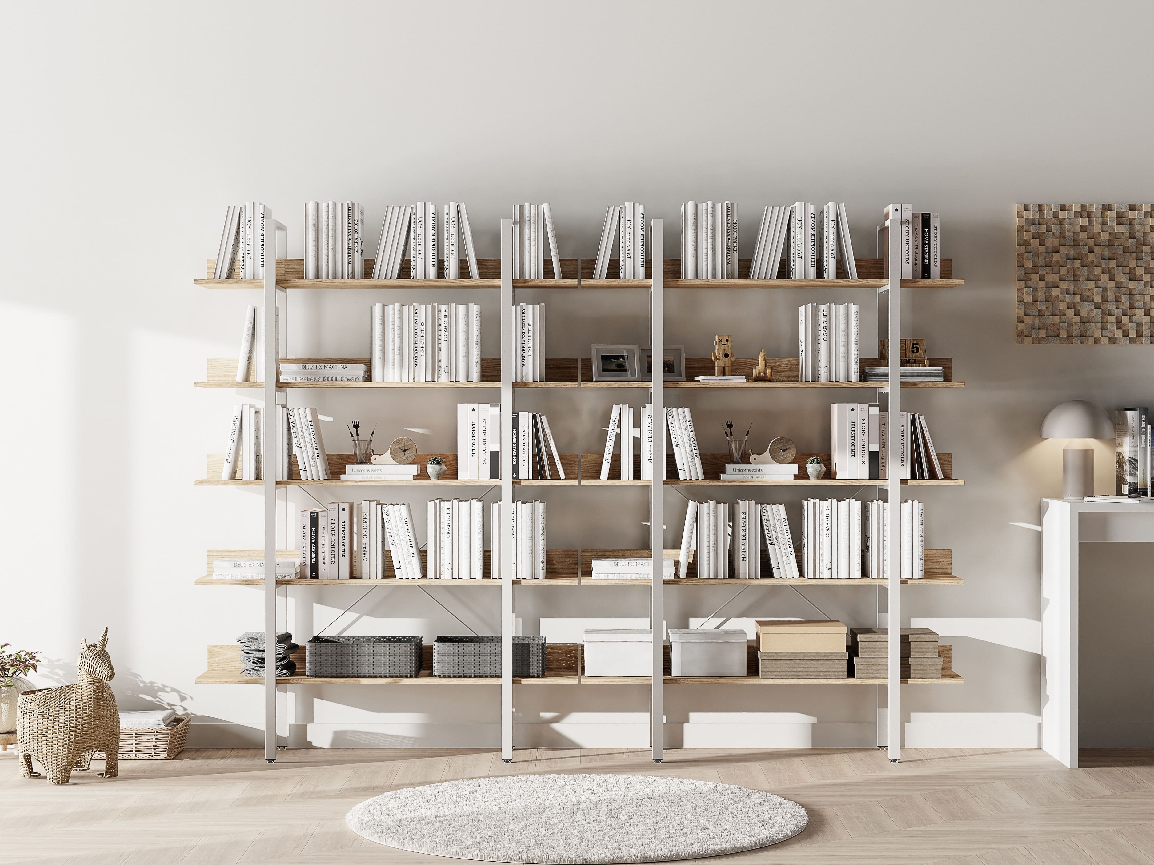 위스키 진열장 거실 장식장 양주 인테리어 장식장 위스키장 5단