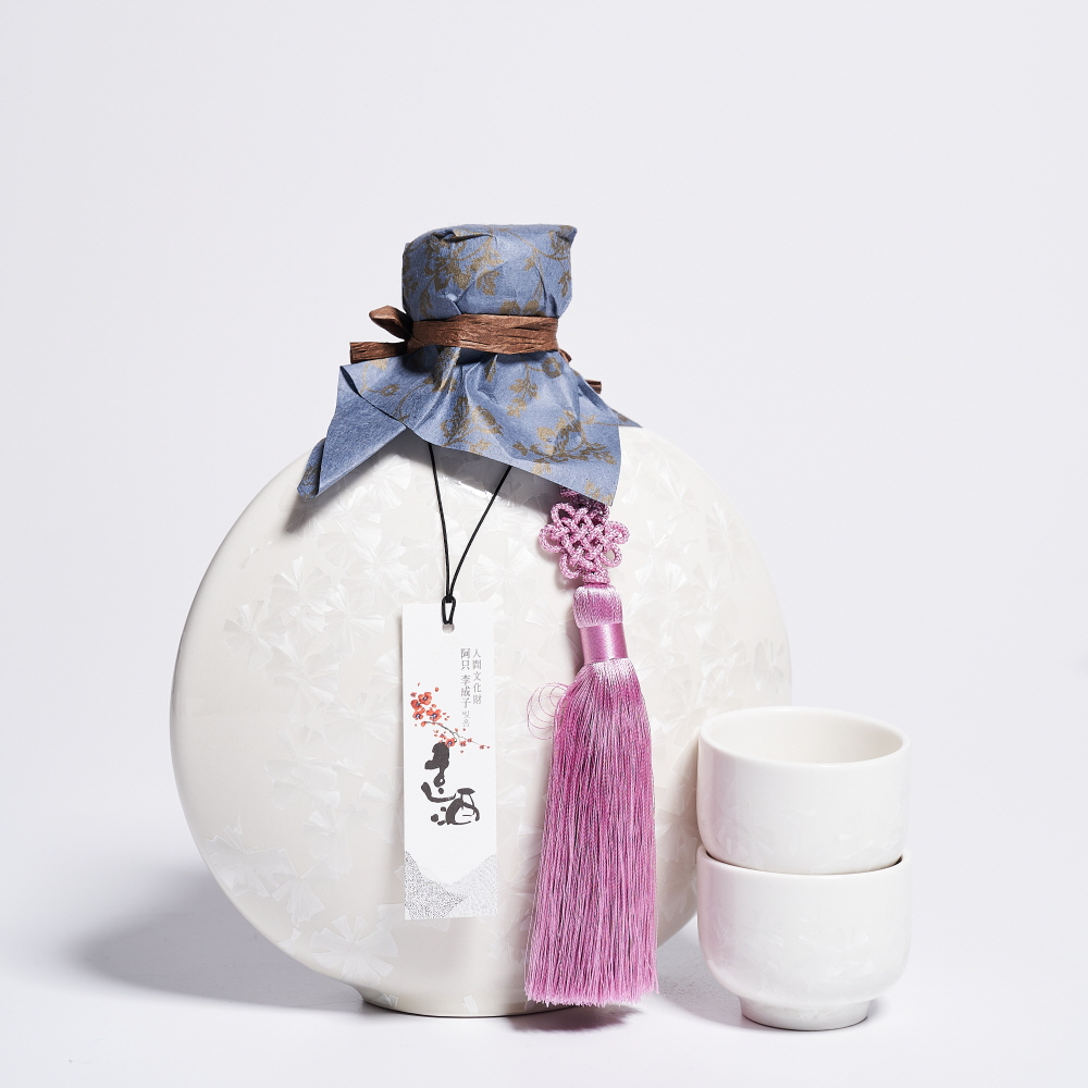 한주 명작세트 45도 500ml 결정유 전통 소주 한주양조(선물 잔,케이스,쇼핑백) - 상세 이미지 3