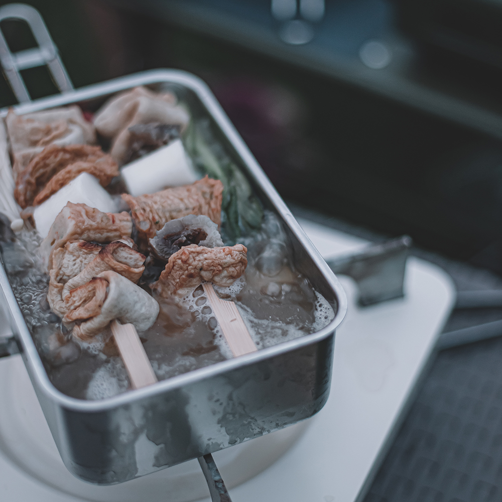 키녹스 반합 캠핑 군용 백패킹 라면 스텐 사각