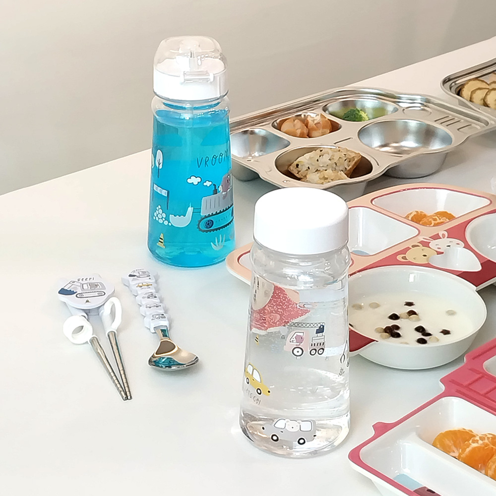 키즈 부릉 트라이탄 물병 450ml 아동 어린이집 유아 물통 텀블러 소풍 자동차 캐릭터 이미지 7
