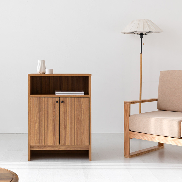 CAMIU 2문 수납장 TFM8060C 600x400x820mm, 2단, 캄포어베니어 2014.8098 이미지 8