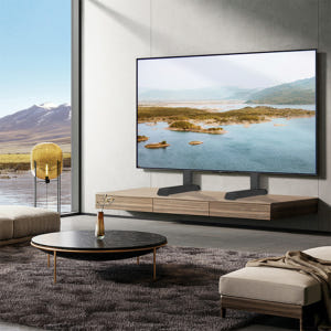 EZ 대형 TV 스탠드 받침대 테이블 거치대 삼성 LG TV 호환 86인... 개봉기 | 실사용 후기 - 상품 이미지 3