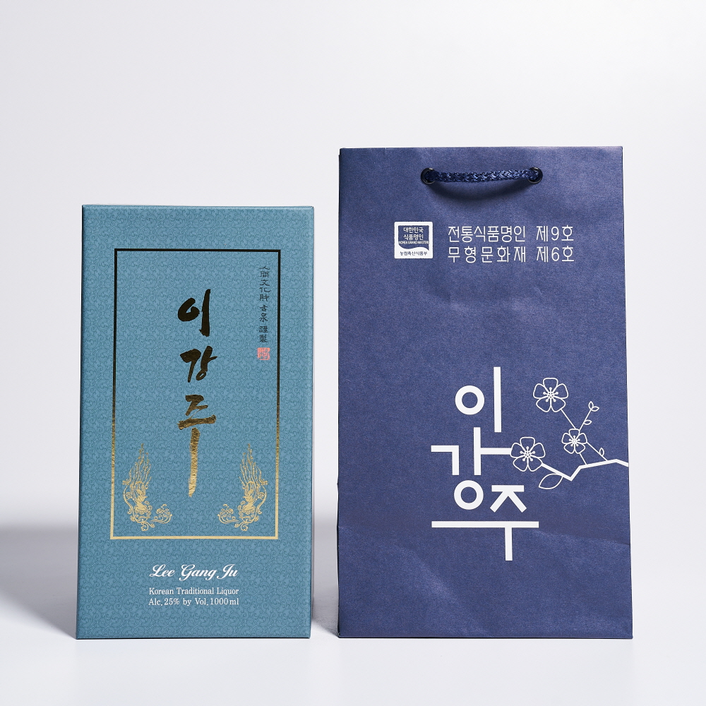이강주 전주 특3호 25도 1000ml 1L 대용량 도자기 (케이스, 쇼핑백 포함) - 상세 이미지 5
