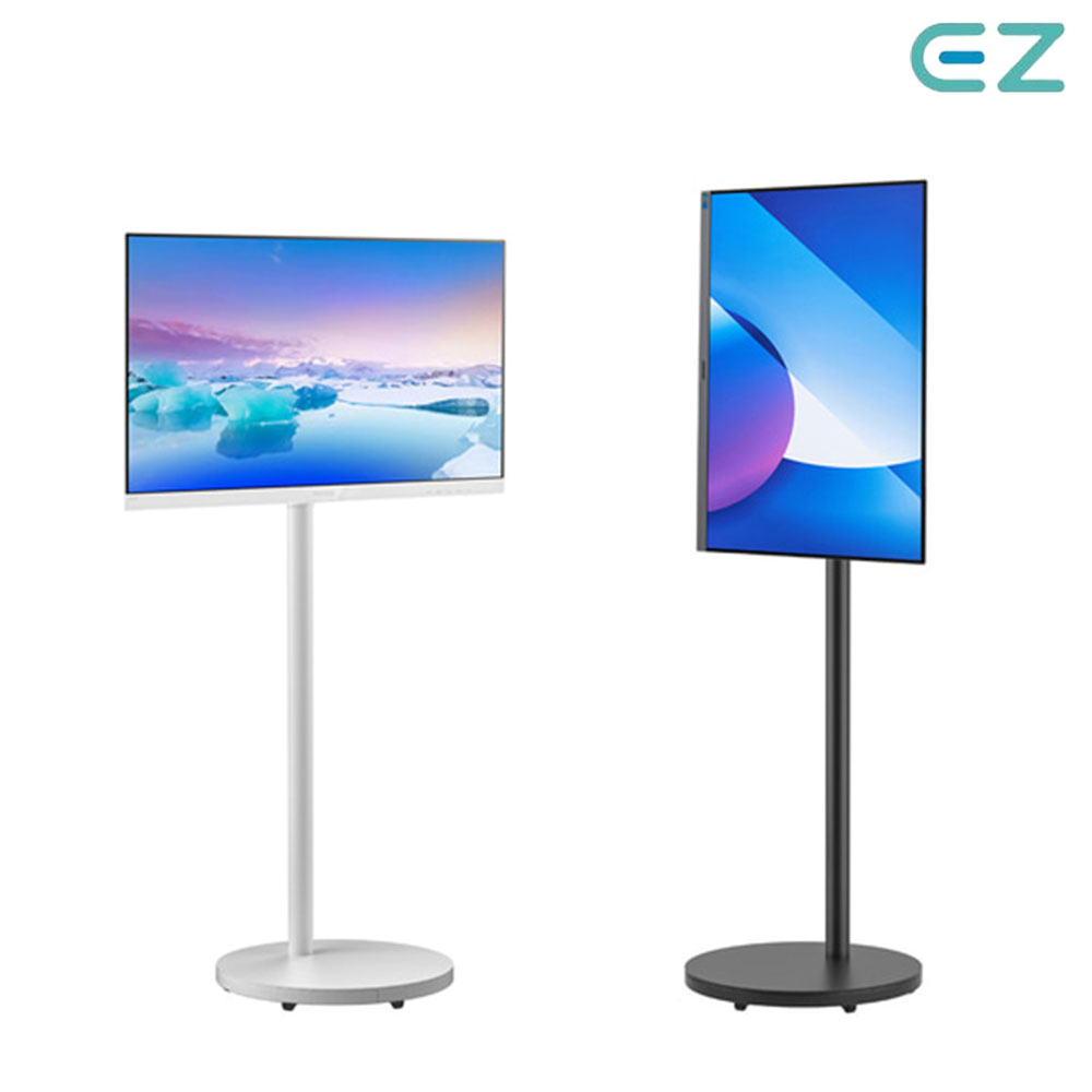 EZ 이동식 플로어 모니터 TV 스탠드 거치대 32인치까지 거실 병원 갤러리 제품 이미지