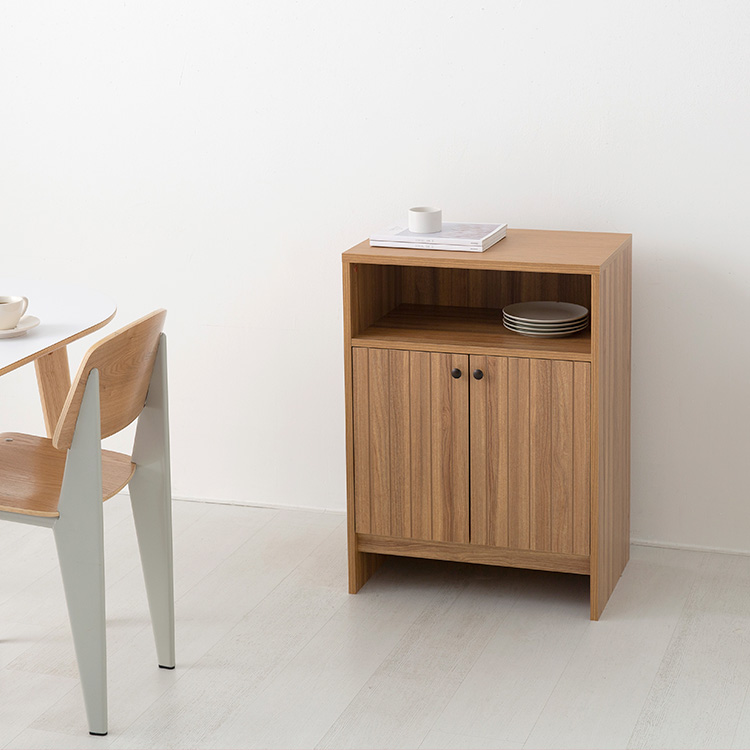 CAMIU 2문 수납장 TFM8060C 600x400x820mm, 2단, 캄포어베니어 2014.8098 - 상세 이미지 4
