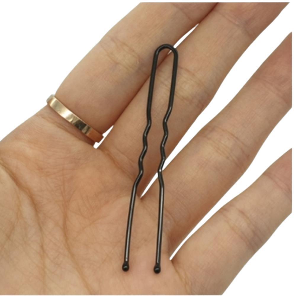 굵은 헤어핀 머리핀 웨이브 U자 고정 올림머리용 6cm 50P