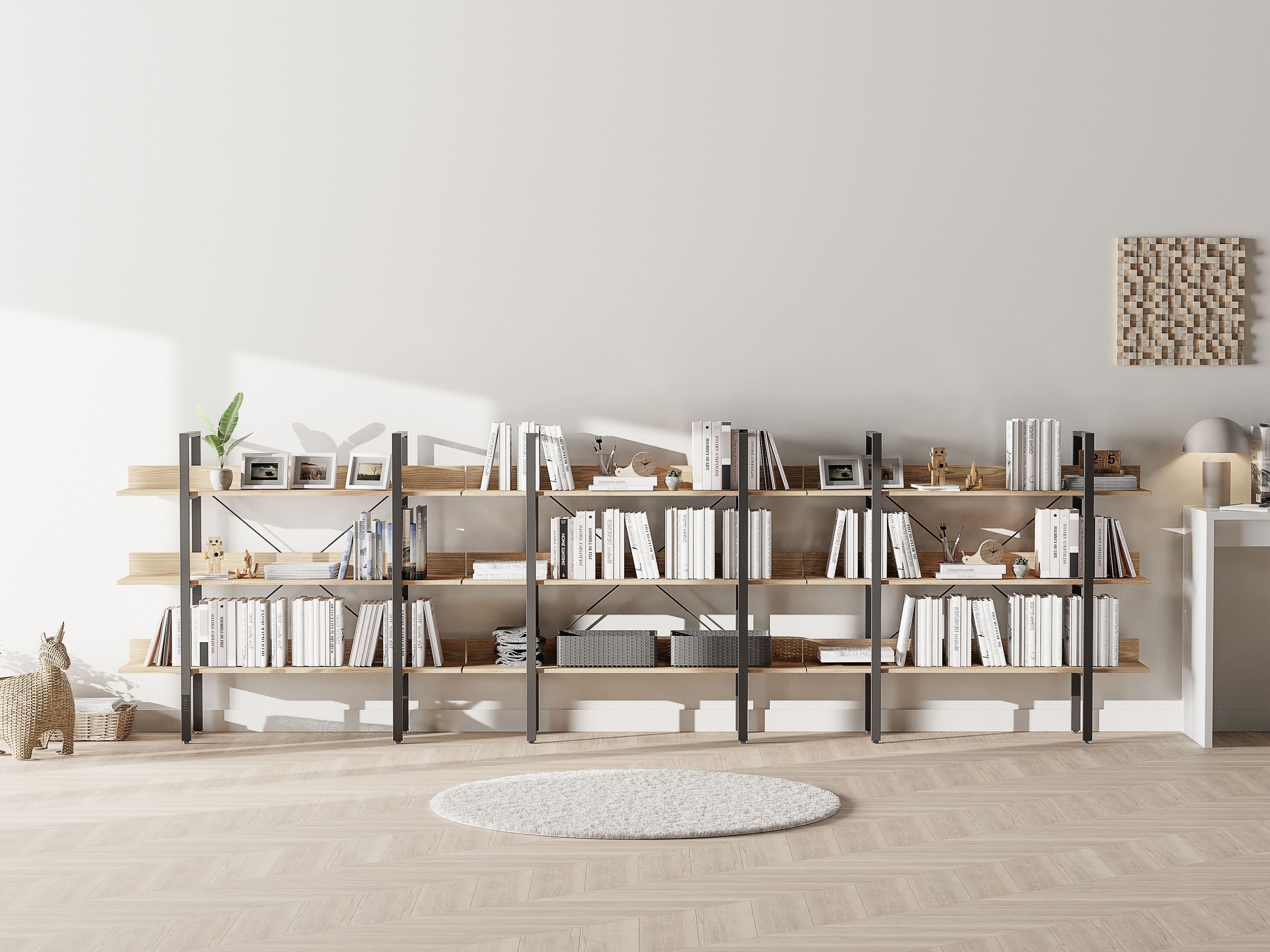 위스키 진열장 거실 장식장 양주 인테리어 장식장 위스키장 5단