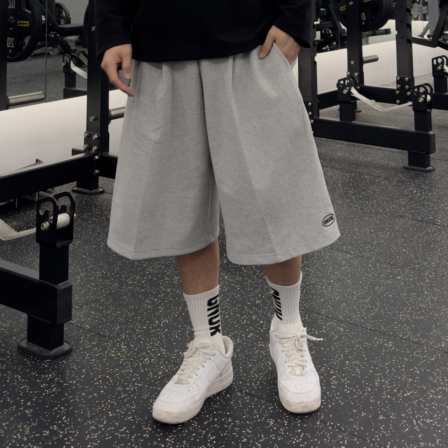 남자버뮤다팬츠 남자와이드반바지 6부반바지 - 상세 이미지 3