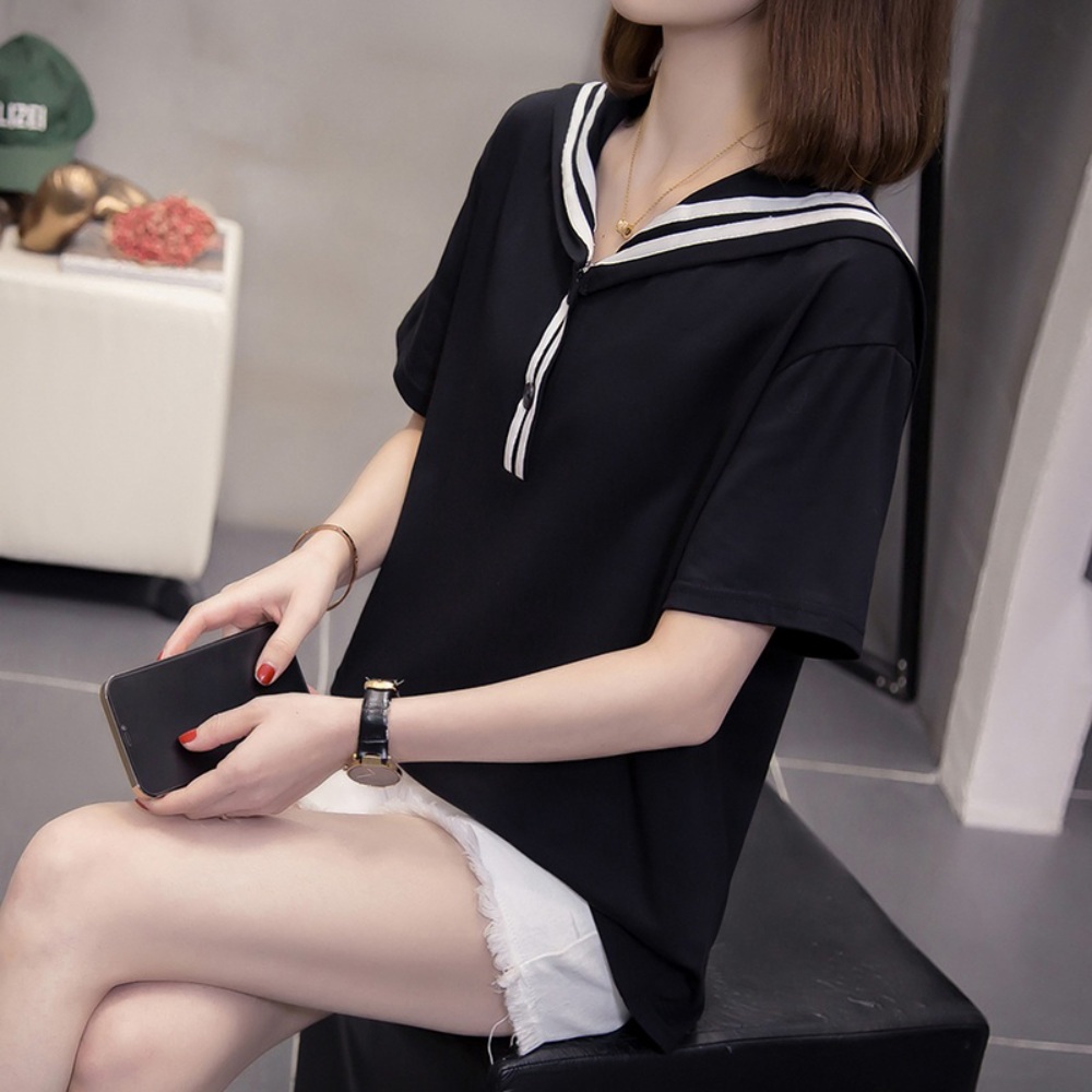 드라마 모래에도 꽃이 핀다 이주명 옷 오유경 세일러 티셔츠 셔츠 이미지 3