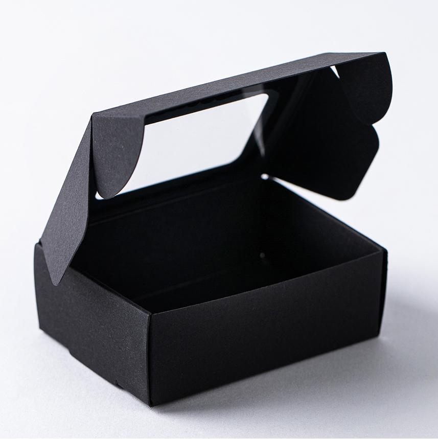 투명창박스 무지 선물포장 디저트 답례품 종이 쿠키 비누 투명 상자 25호 1개 이미지 4