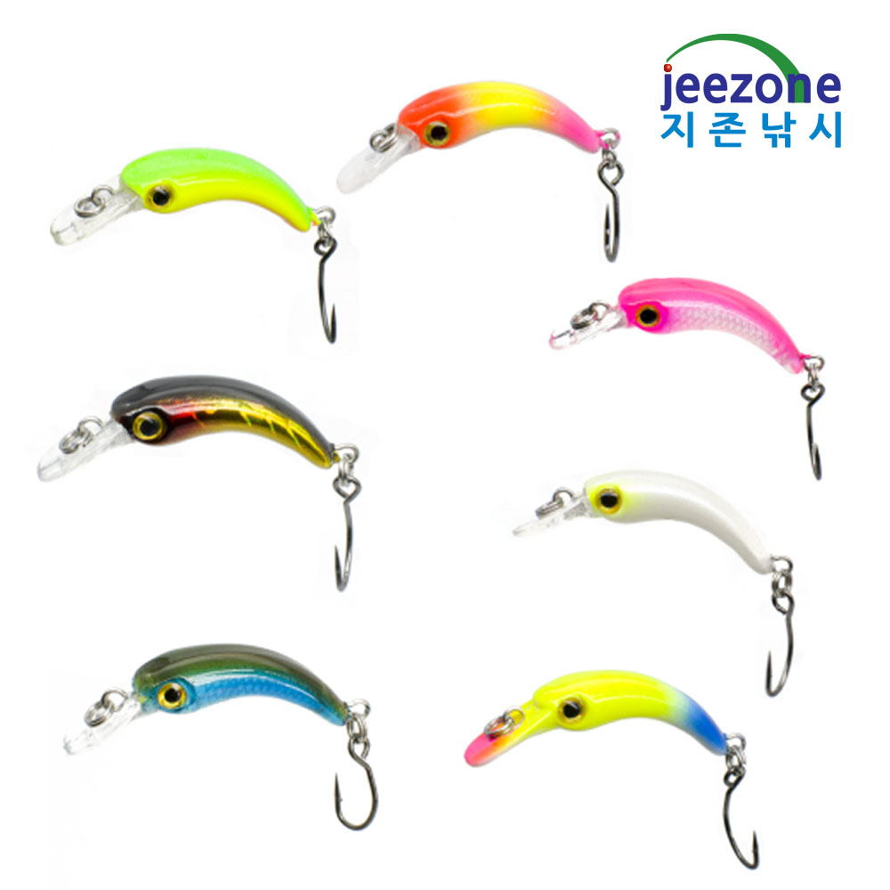37mm 1.5g 배스 미노우 베스루어 꺽지 송어루어 플로팅 미노우 - 상세 이미지 2