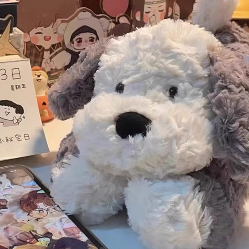 복실 강아지 애착 인형 쿠션 [2size 안고자는 수면 귀여운 댕댕이 멍뭉이 베개 선물] - 상품 이미지
