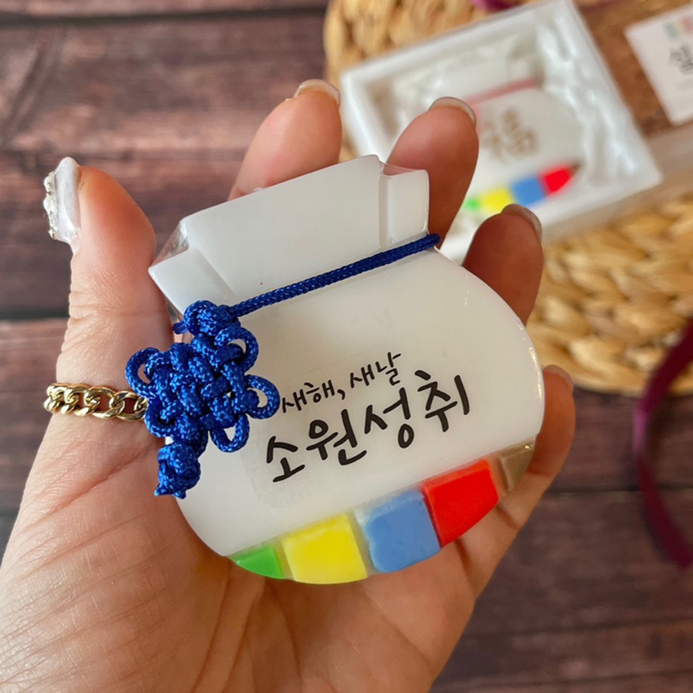 복주머니비누 보자기비누 새해 설날 추석 명절 비누답례품 - 상세 이미지 3