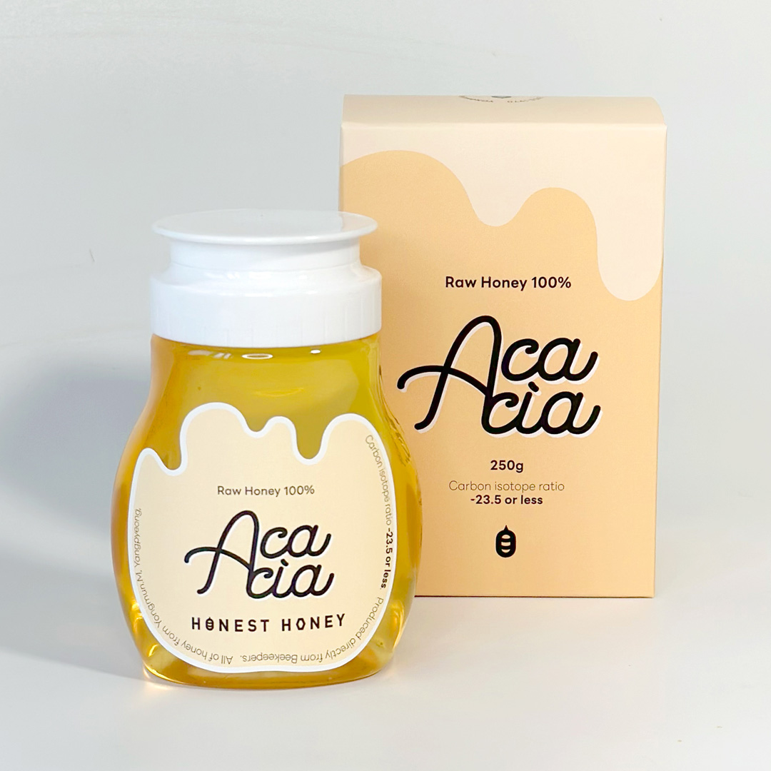 로우허니 아카시아꿀 (250g) 튜브꿀 자연산 국산 천연 벌꿀 100% 이미지 8