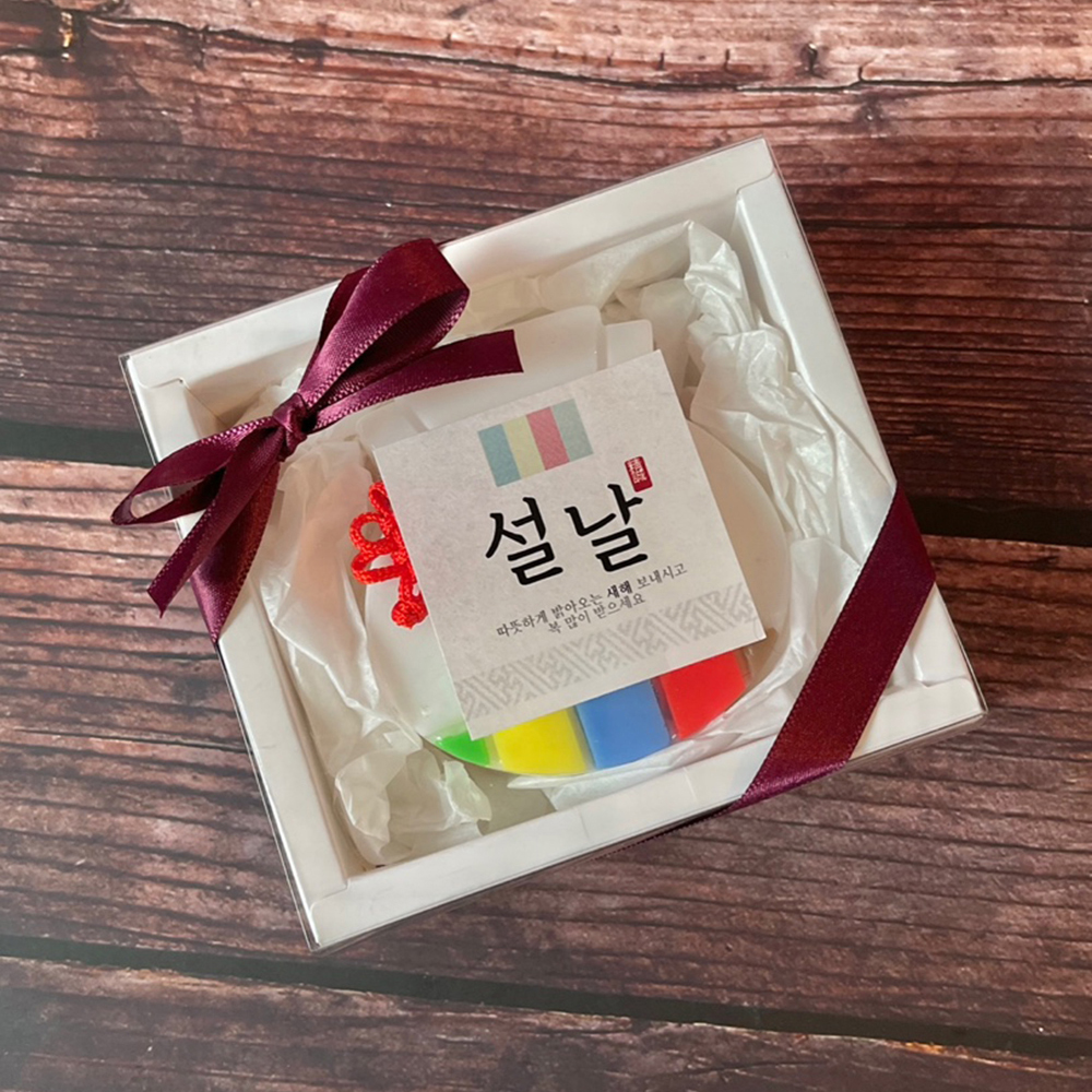 복주머니비누 보자기비누 새해 설날 추석 명절 비누답례품 - 상세 이미지 4