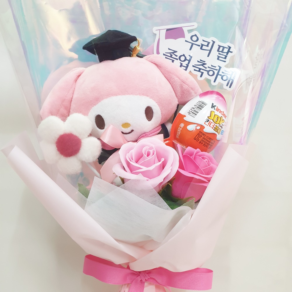킨더조이꽃다발 유치원 졸업식 졸업 비누꽃다발 - 상품 이미지