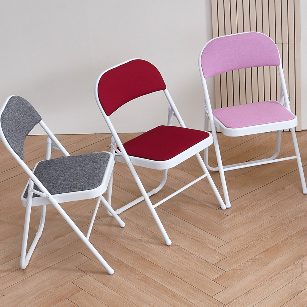 접의자 철제 다용도 체어 간이 교회 학원 사무용 행사용 접는 접이식 의자