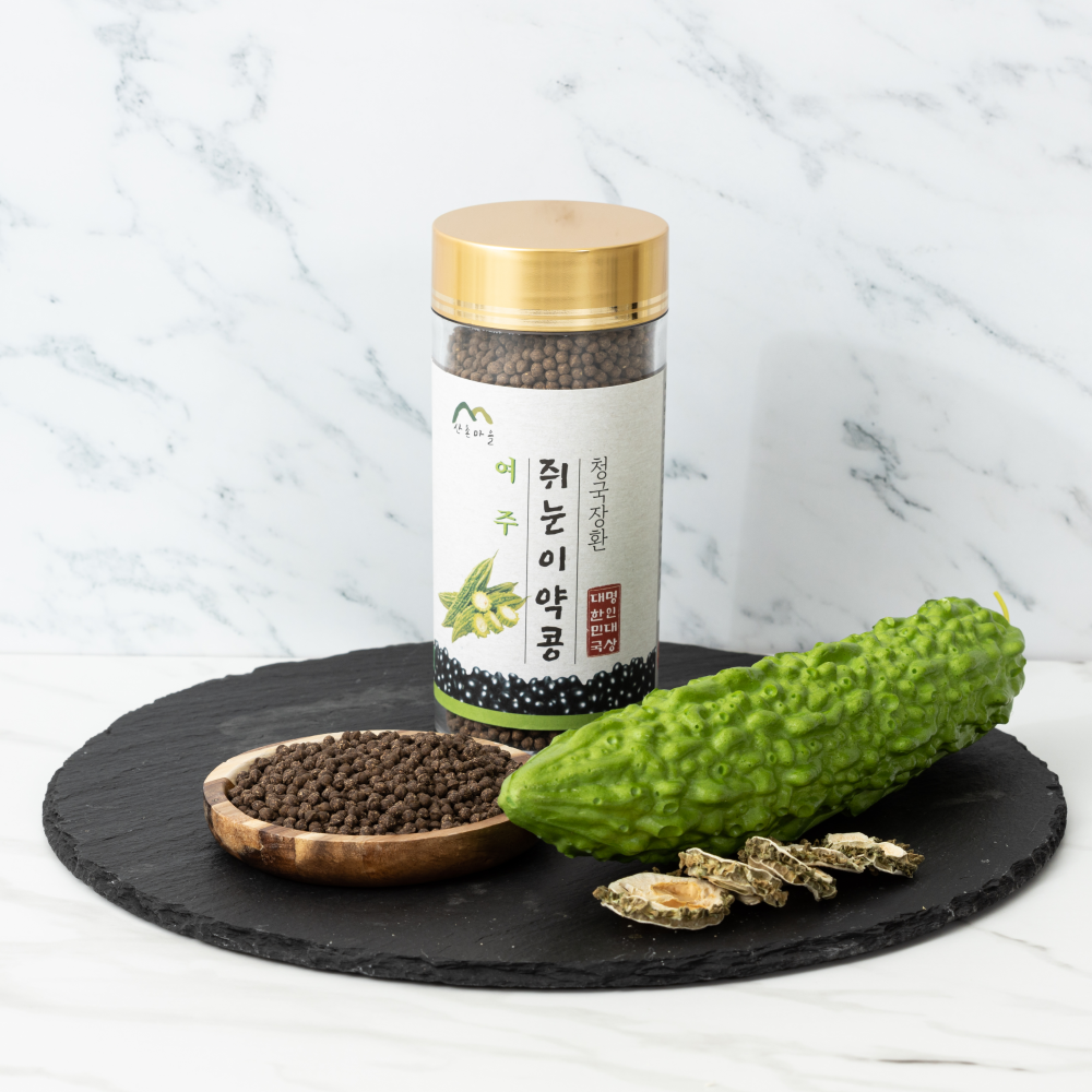 산촌마을 여주 쥐눈이콩 청국장환 250g 6+2통(4개월분) 혈당 인슐린 당뇨 여주환 - 상세 이미지 2