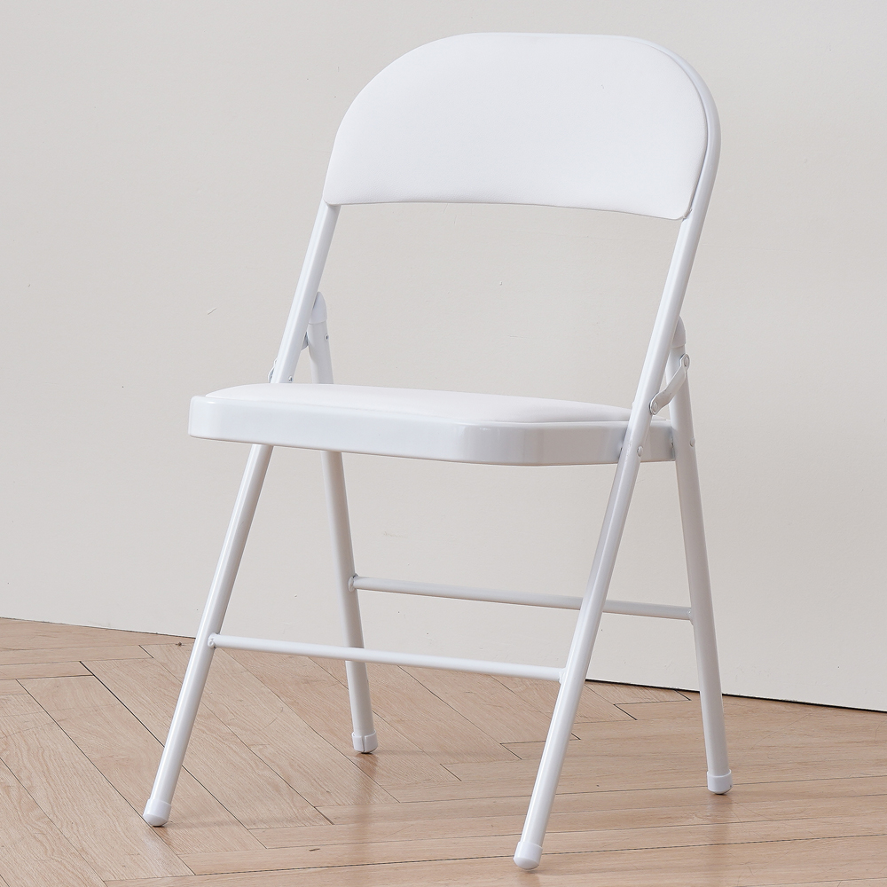 접의자 철제 다용도 체어 간이 교회 학원 사무용 행사용 접는 접이식 의자 - 상세 이미지 4