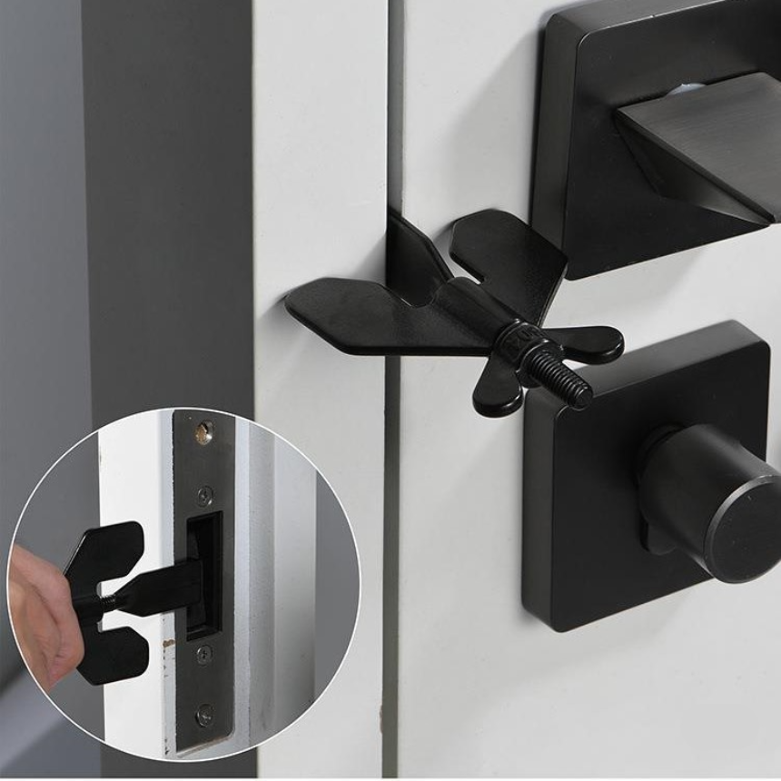 문잠금장치 휴대용 방문 이중잠금 여행용 호텔 도어락