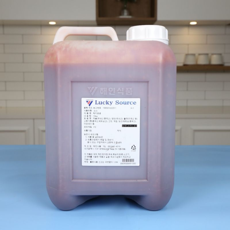 양념치킨소스 해인식품 럭키 10KG 양념치킨 소스 추천 구매후기
