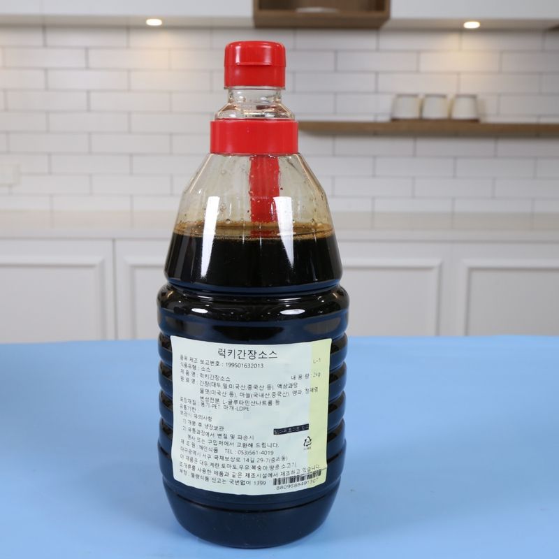 해인식품 럭키간장소스 2KG 8개 BOX - 상품 이미지