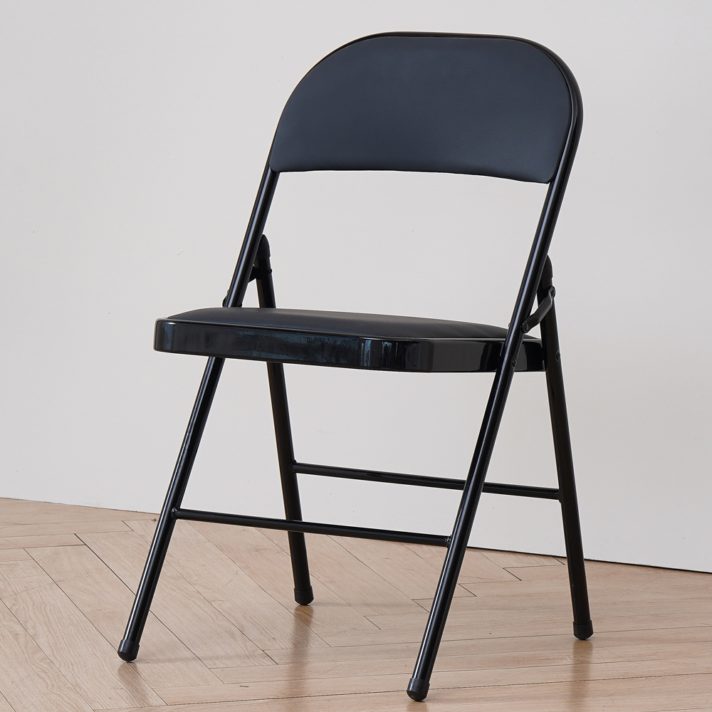 접의자 철제 다용도 체어 간이 교회 학원 사무용 행사용 접는 접이식 의자 - 상세 이미지 5
