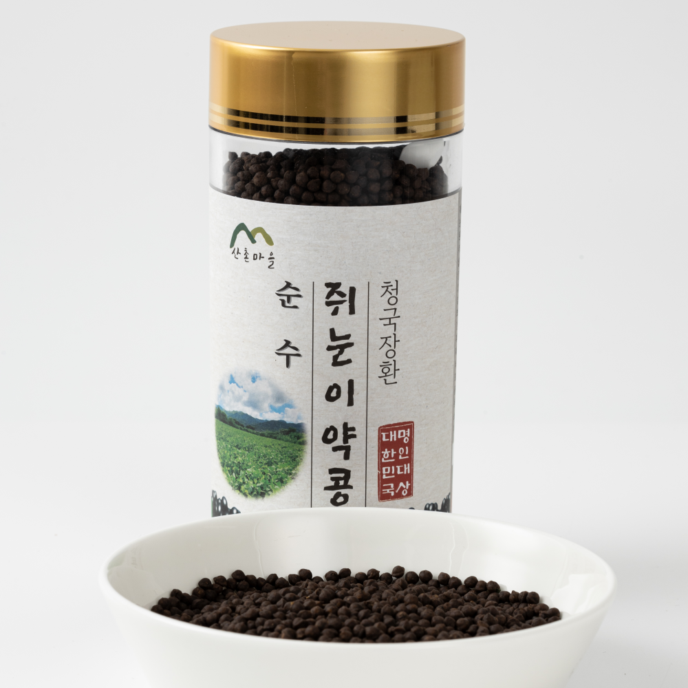 산촌마을 이만기 동네한바퀴 쥐눈이콩 순수 청국장환 250g 1통 - 상세 이미지 3