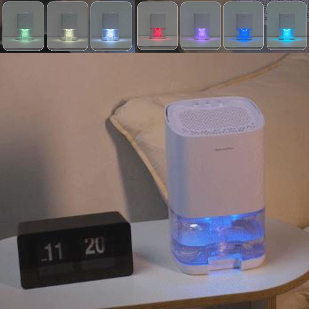 저소음 원룸 제습기 led 소형 건식 집이습할때 물기제거 공기청정기 제품 이미지