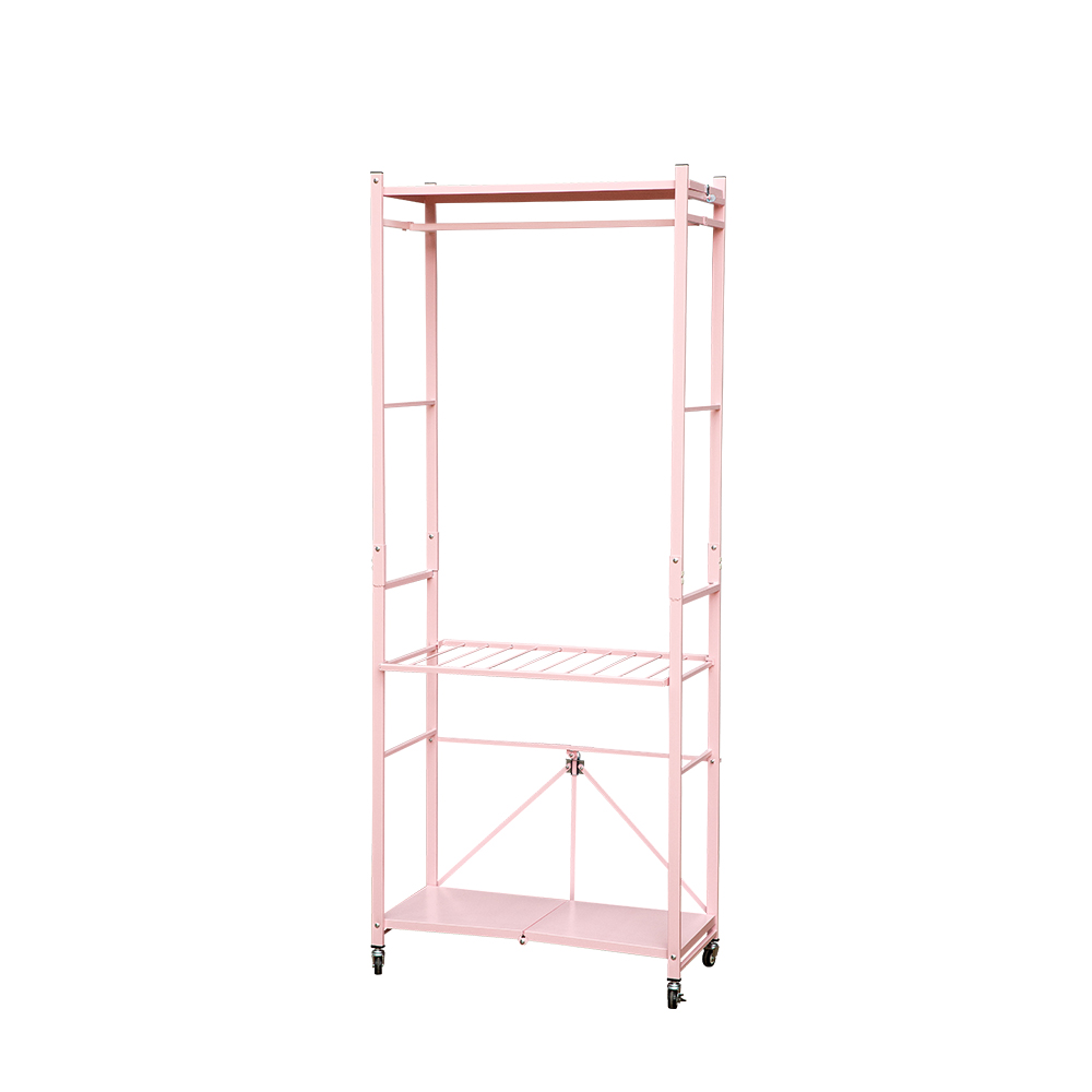 올맘 무조립 시그니처 드레스룸 시스템행거/2개세트 모션봉구성