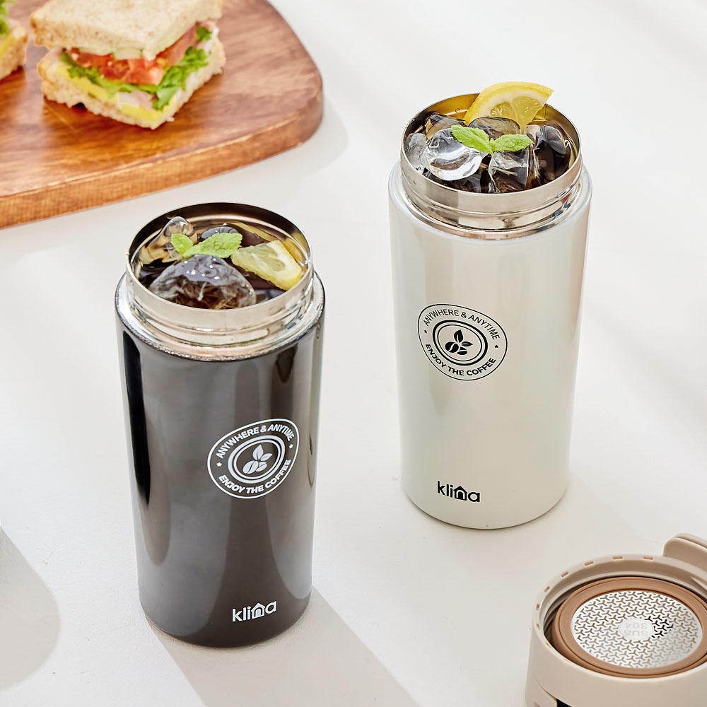 1+1 클리나 보온보냉 스텐 원터치 텀블러 350ml - 상세 이미지 5