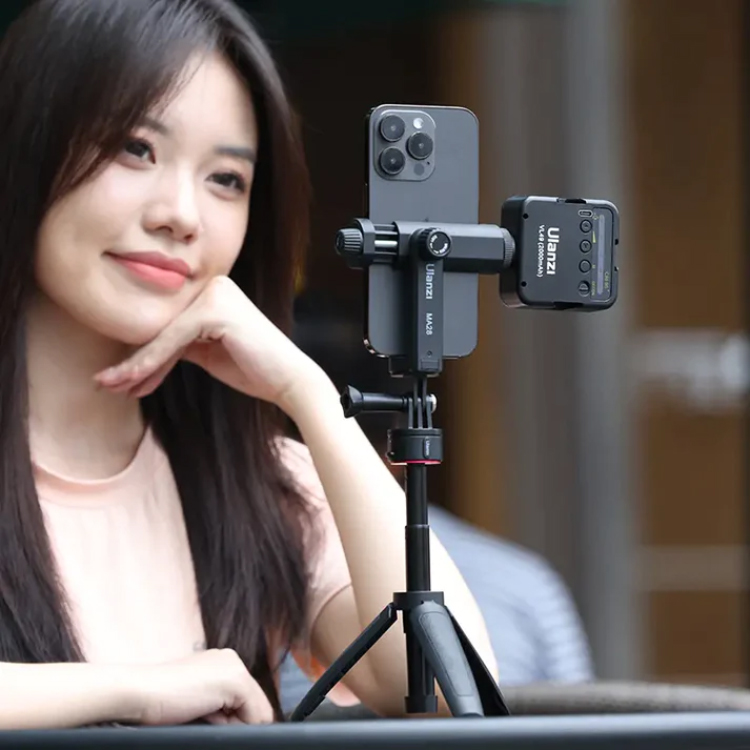 울란지 MA28 액션캠 마운트 겸용 스마트폰 촬영 악세사리 거치대 홀더 블랙 - 상세 이미지 2