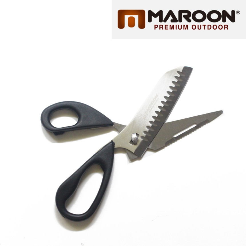 마룬 캠핑용 칼 가위 분리형