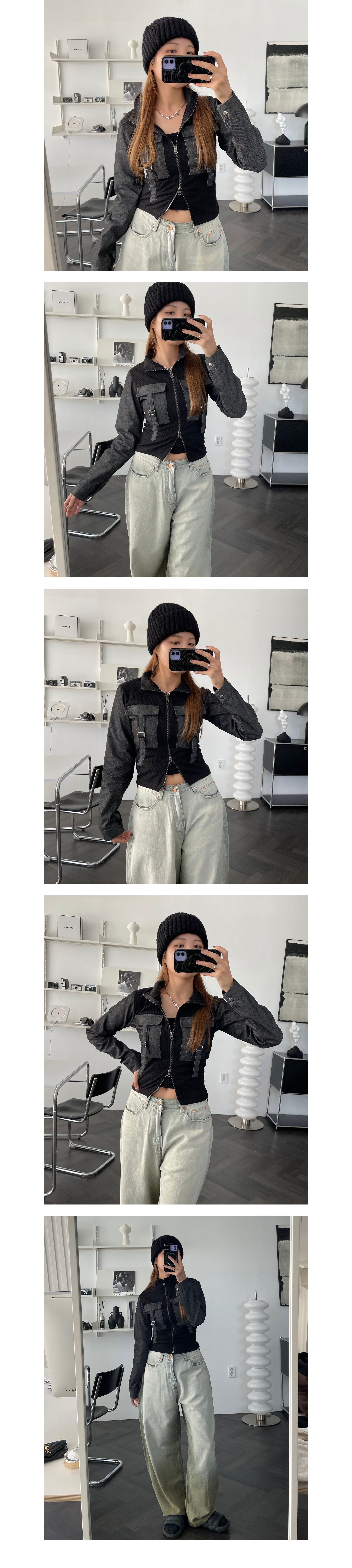 베이직 골지 니트 비니 커플 대두 롱 비니 (2color) 상세 이미지 4