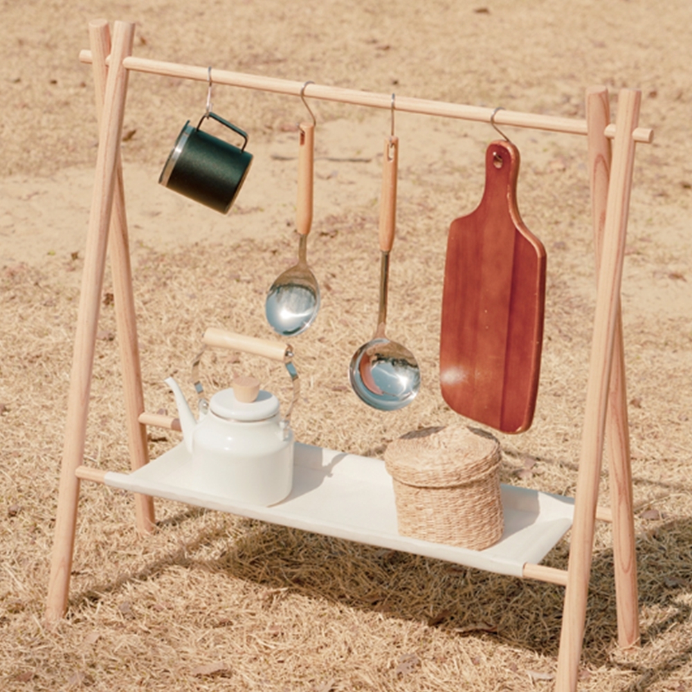 감성 캠핑행어 인디언행어 행거 선반 스탠드 수납 걸이대