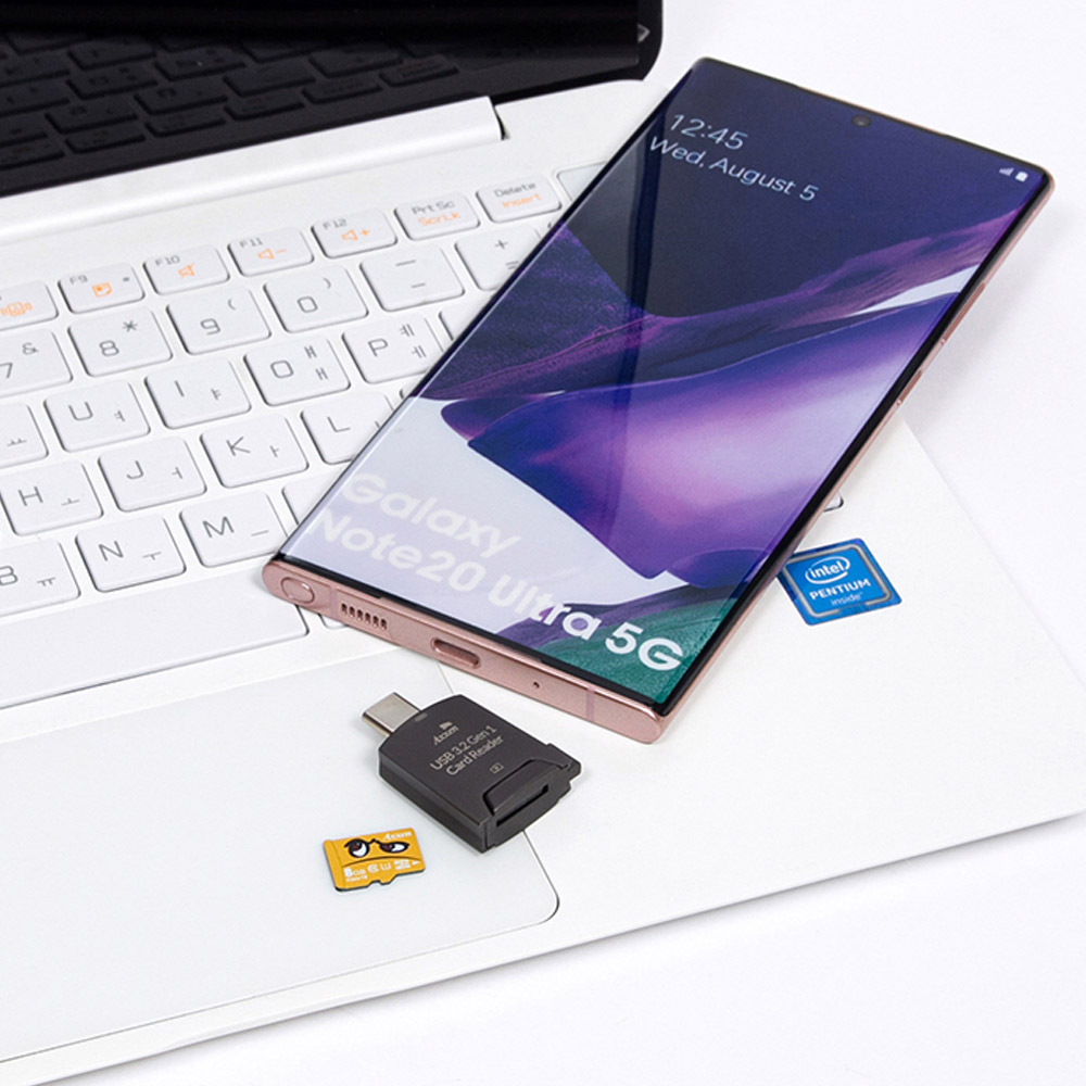 액센 CRD30 C타입 마이크로SD 카드리더기 USB3.2 Gen1 데이터 전송 5Gbps - 상세 이미지 2