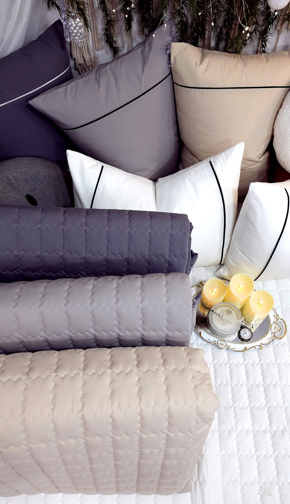 패밀리침대패드 라지킹패드 이스턴킹 이불깔개 고밀도