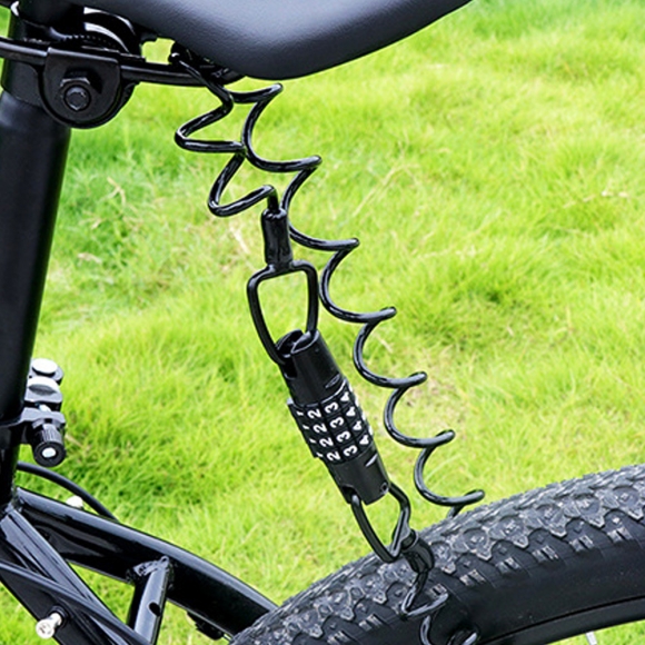 스프링자물쇠 자전거 자물쇠 녹이잘슬지않는 와이어4mm