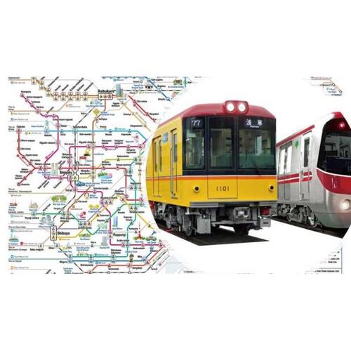 일본 도쿄: 24시간, 48시간 또는 72시간 지하철 티켓 - 상품 이미지