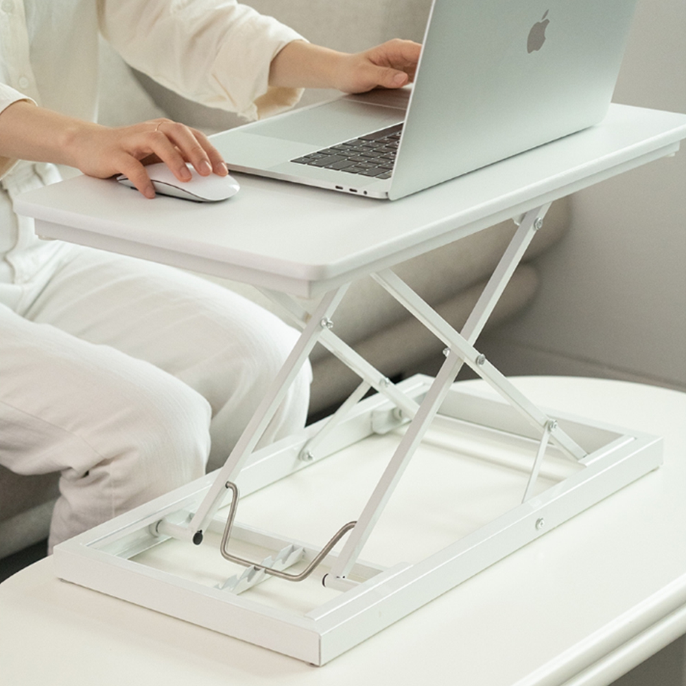 휴대용 접이식 간이책상 1인용 자취방 노트북 높이조절 미니책상