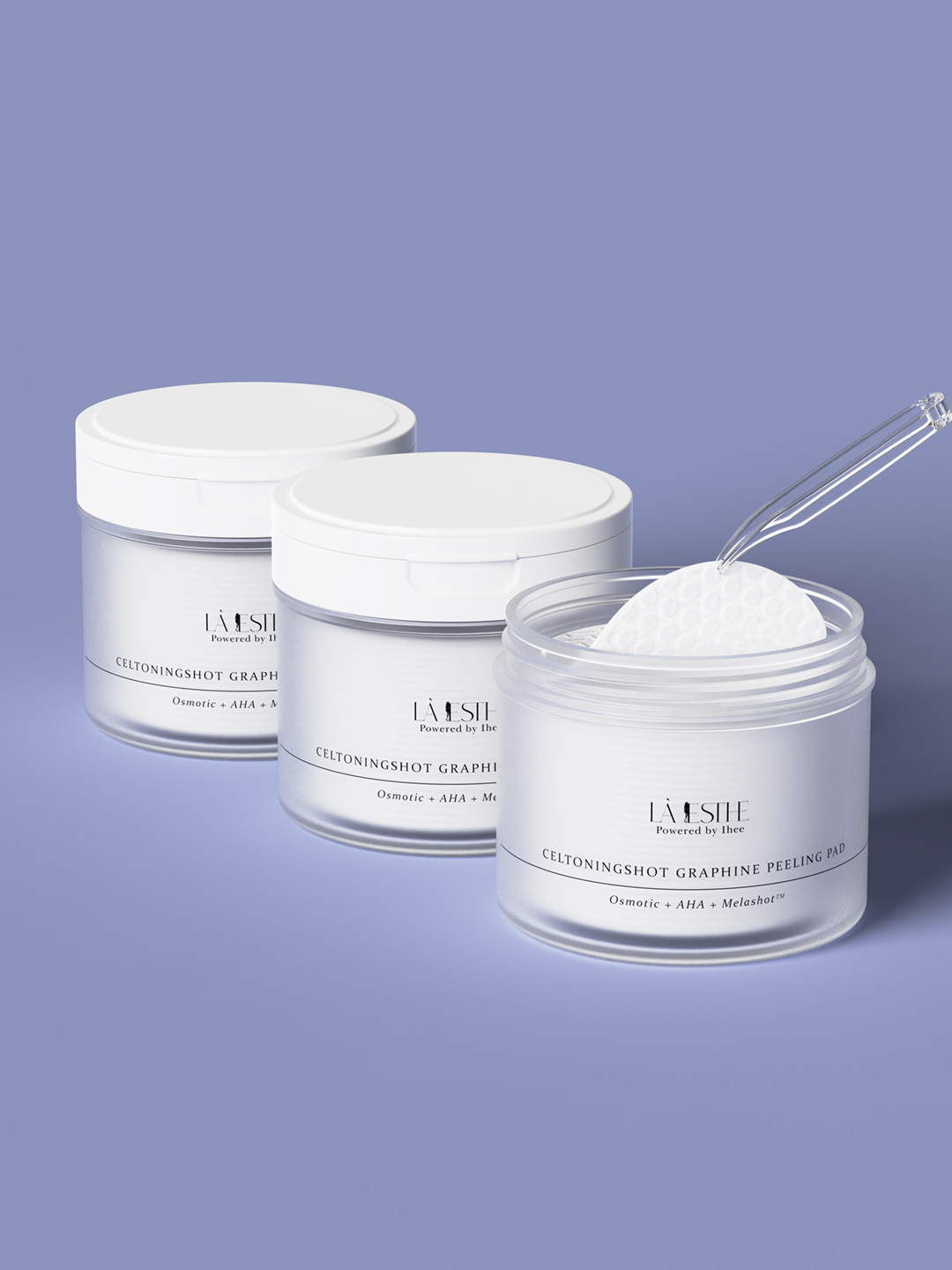 라에스테 셀토닝샷 쓱싹쏙 그래핀 필링패드 180ml 50ea 지우개 클렌징 패드 얼굴 각질 피지 제거 패드 - 상세 이미지 4