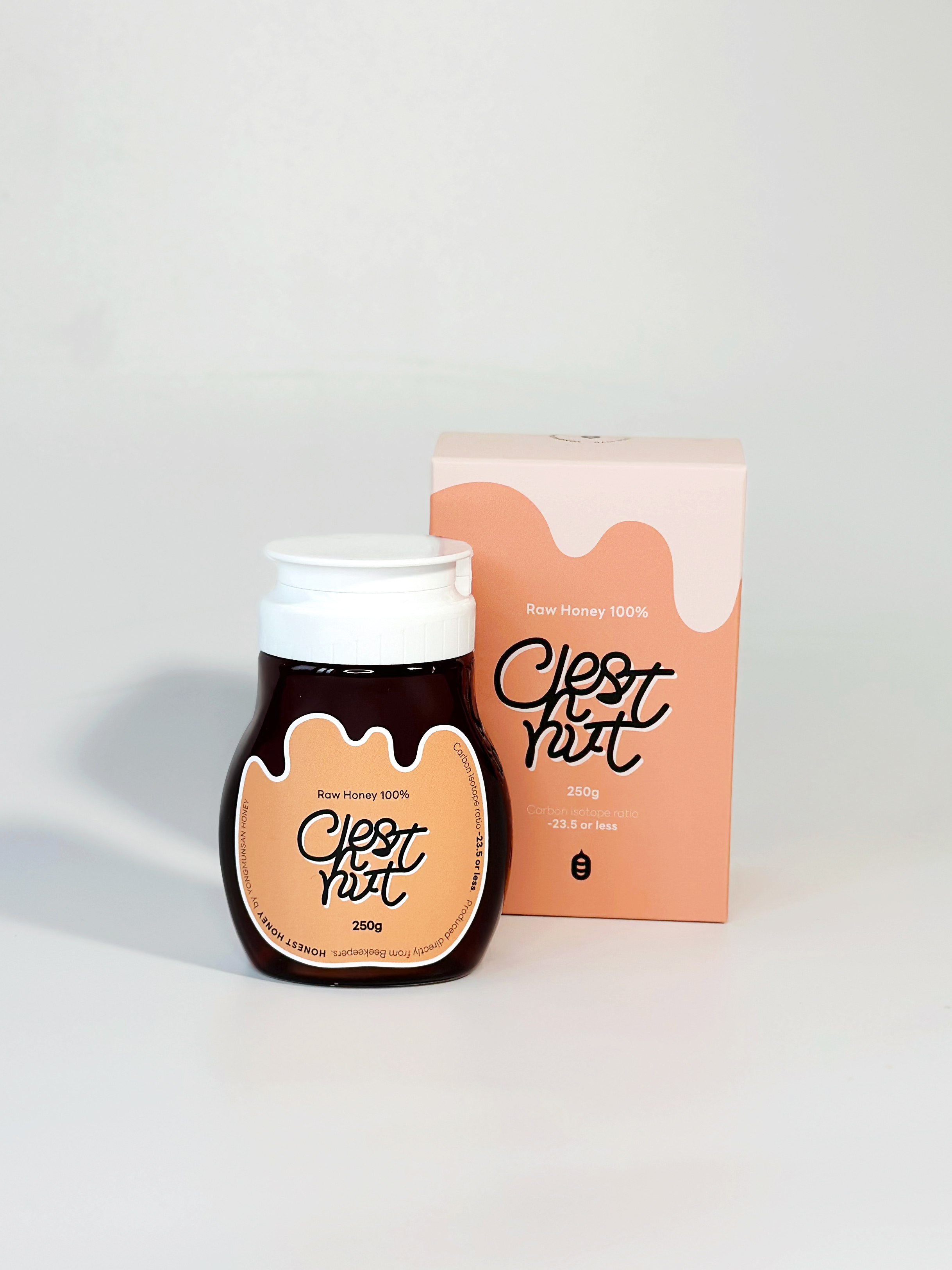 로우허니 아카시아꿀 (250g) 튜브꿀 자연산 국산 천연 벌꿀 100% - 상세 이미지 3