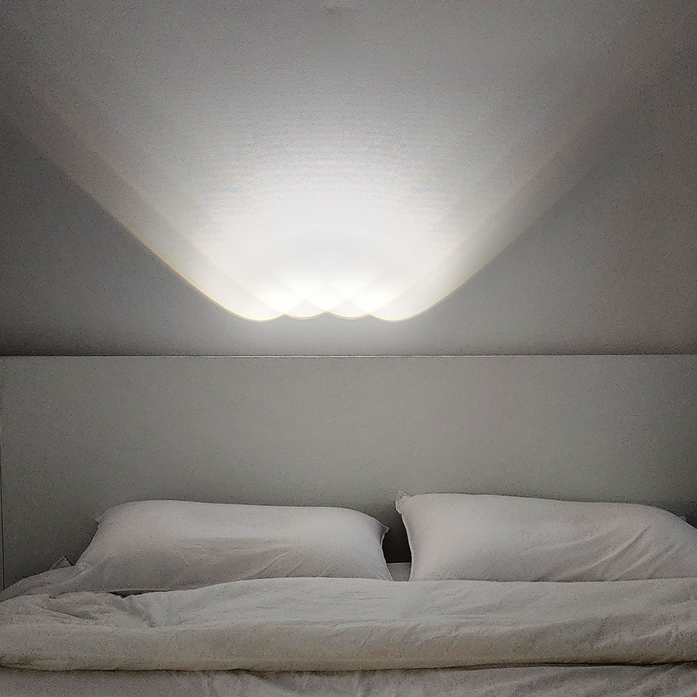 노바리빙 LED 모던 트리플 센서등 무선센서바 배터리 충전식 현관 센서등 포인트조명 이미지 6