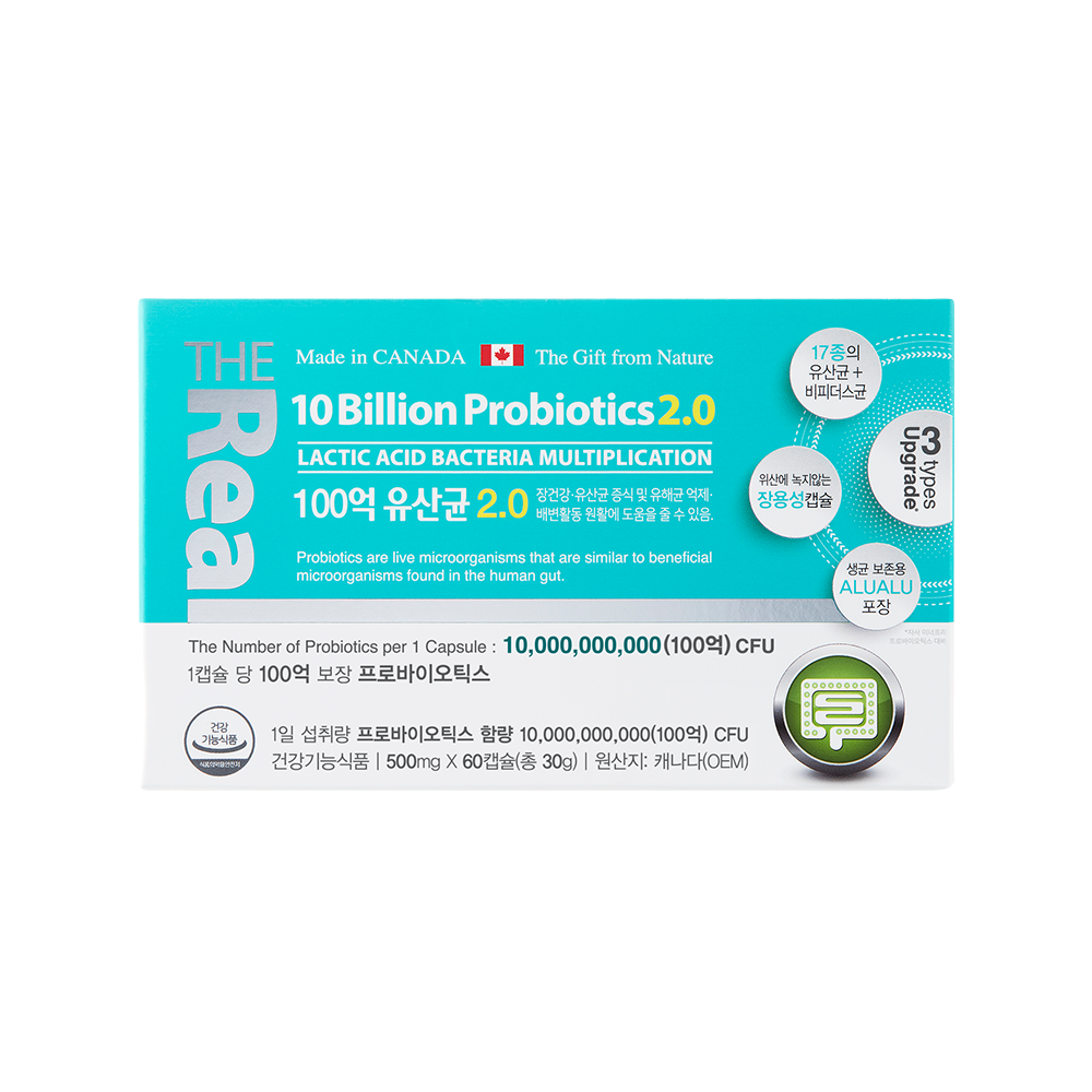 비피더스 더리얼 100억 유산균 2.0 프로바이오틱스 60캡슐, 1개 - 상세 이미지 4