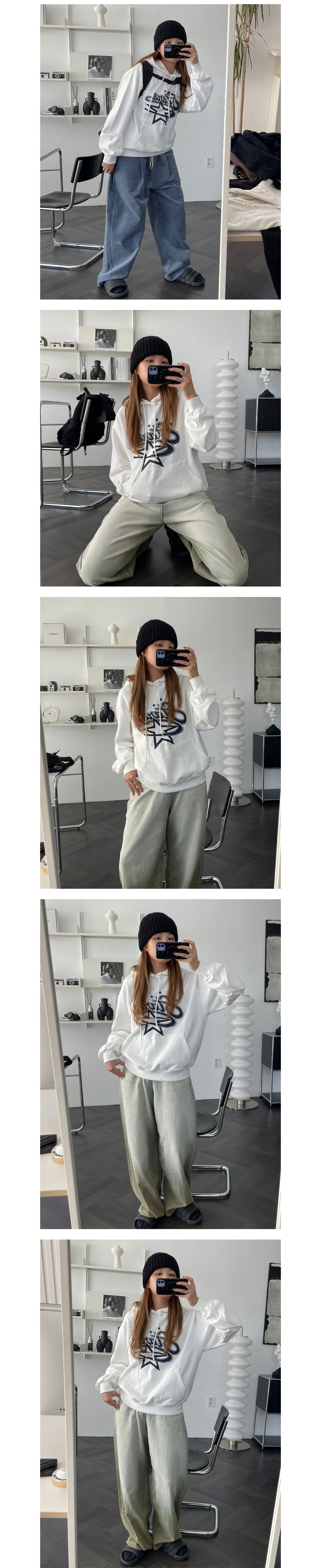 베이직 골지 니트 비니 커플 대두 롱 비니 (2color) 상세 이미지 6