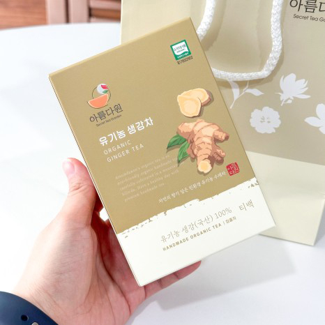 아름다원 국내산 유기농 생강차 50g,50티백 말린 무설탕 토종생강 몸을따뜻하게하는차