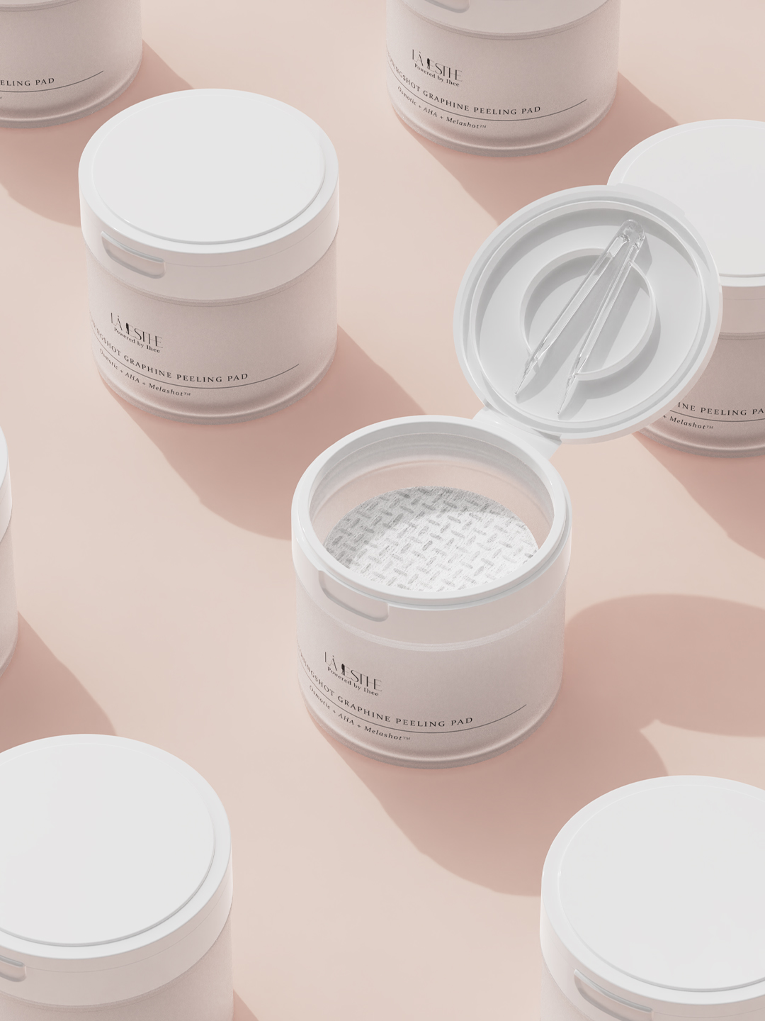 라에스테 셀토닝샷 쓱싹쏙 그래핀 필링패드 180ml 50ea 지우개 클렌징 패드 얼굴 각질 피지 제거 패드 이미지 7