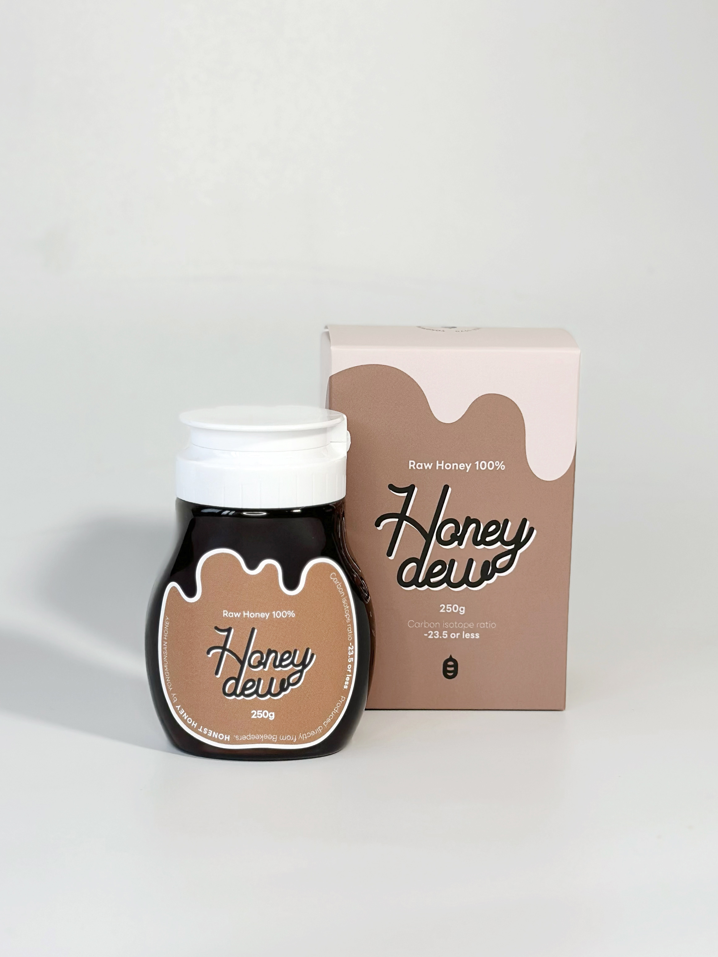 로우허니 아카시아꿀 (250g) 튜브꿀 자연산 국산 천연 벌꿀 100% - 상세 이미지 4