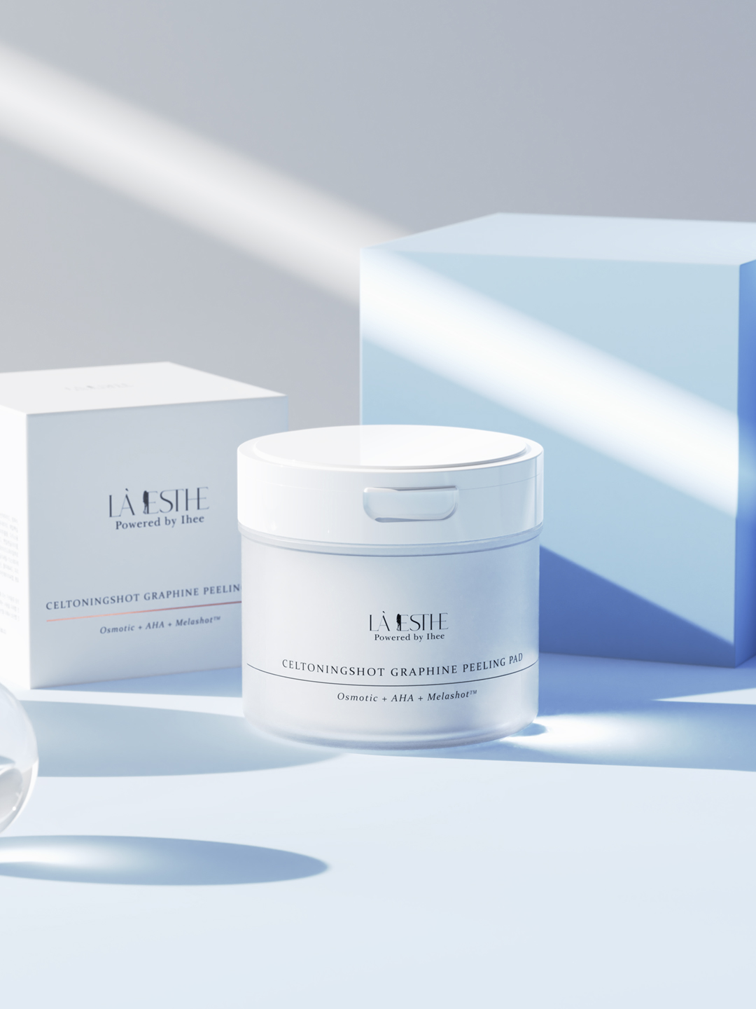 라에스테 셀토닝샷 쓱싹쏙 그래핀 필링패드 180ml 50ea 지우개 클렌징 패드 얼굴 각질 피지 제거 패드 - 상세 이미지 5
